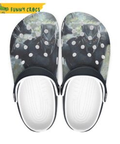 Black Panther Crocs Clog Shoes