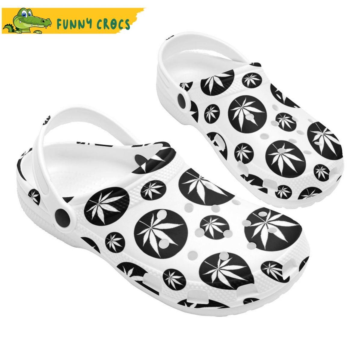 Autumn Black Cat Weed Crocs Clog Shoes