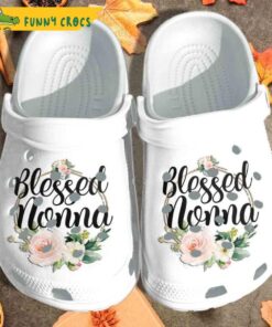 Blesses Nonna Floral Crocs Shoes