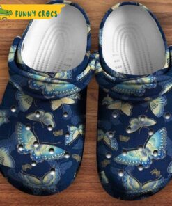 Blue Butterfly Crocs Classic