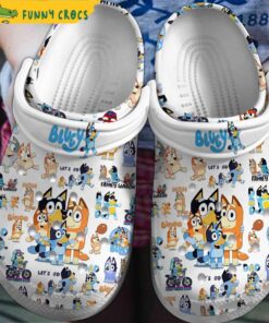 Cartoon Bluey Blue Crocs