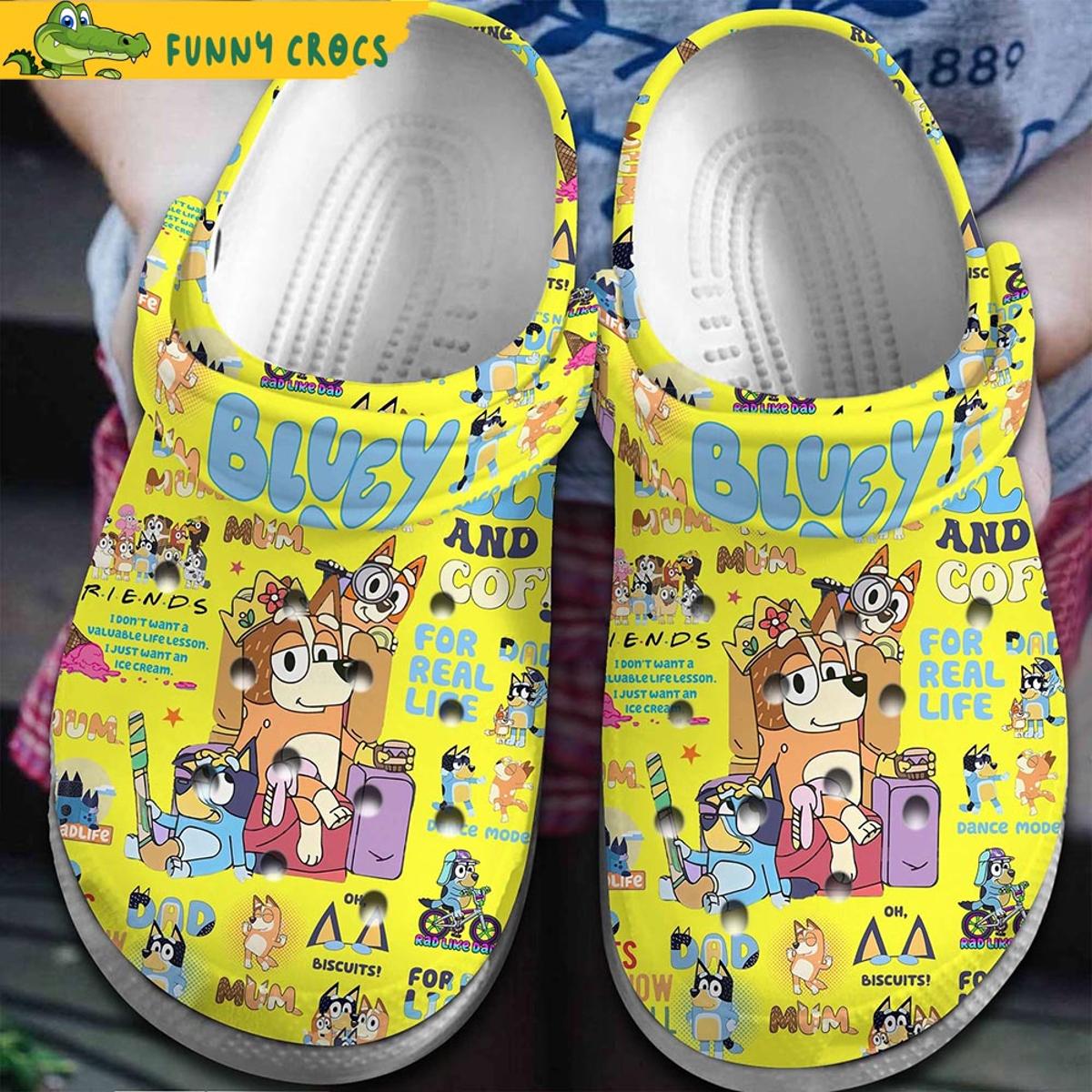 Characters Bluey Crocs Shoes