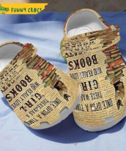 Books And Siamese Cat Crocs Clog Shoes