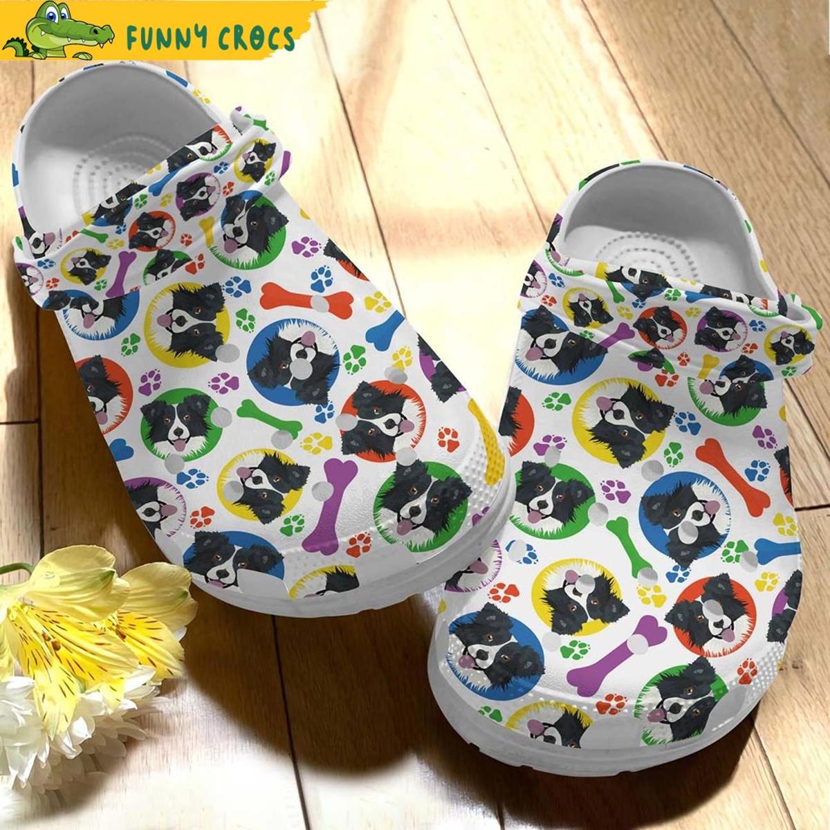 Border Collie Puppies Crocs Clog Shoes