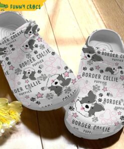 Border Collie Puppies Crocs Clog Shoes