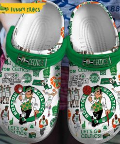 Boston Celtics Nba Crocs Shoes