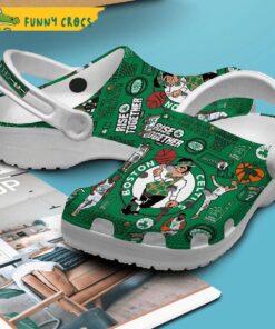 Boston Celtics Nba Green Crocs Sandals