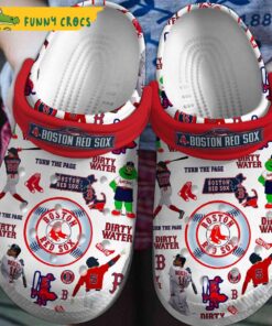 Boston Red Sox Mlb Crocs Slippers