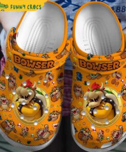 Bowser Super Mario Crocs Shoes