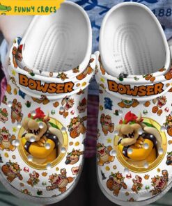 Bowser Super Mario Crocs Shoes