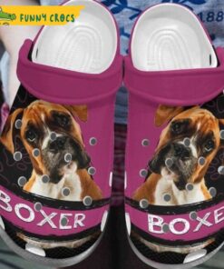 Boxer Cute Dog Crocs Shoes