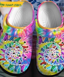 Boxer Tie Dye Crocs Shoes