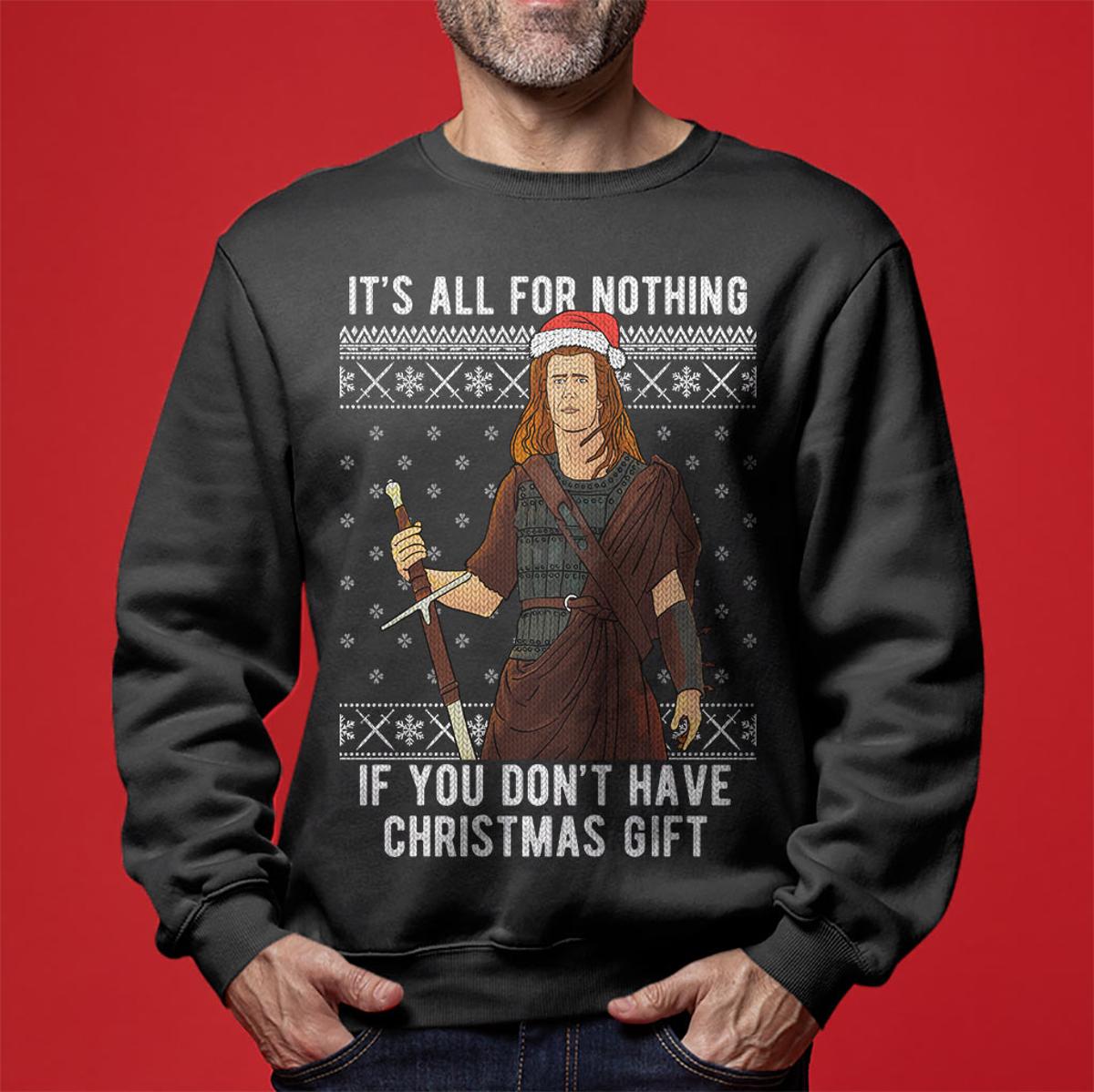 Braveheart Funny Xmas Sweater