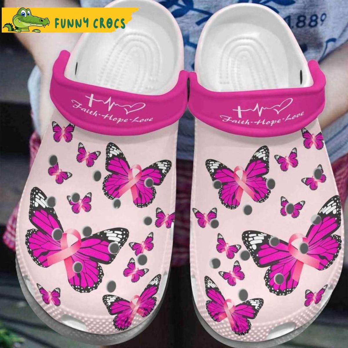 Butterflies Fly In Wind Neon Lights For Crocs Slippers