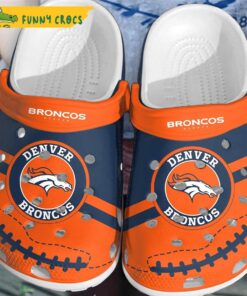 American Flag Denver Broncos Crocs Clogs