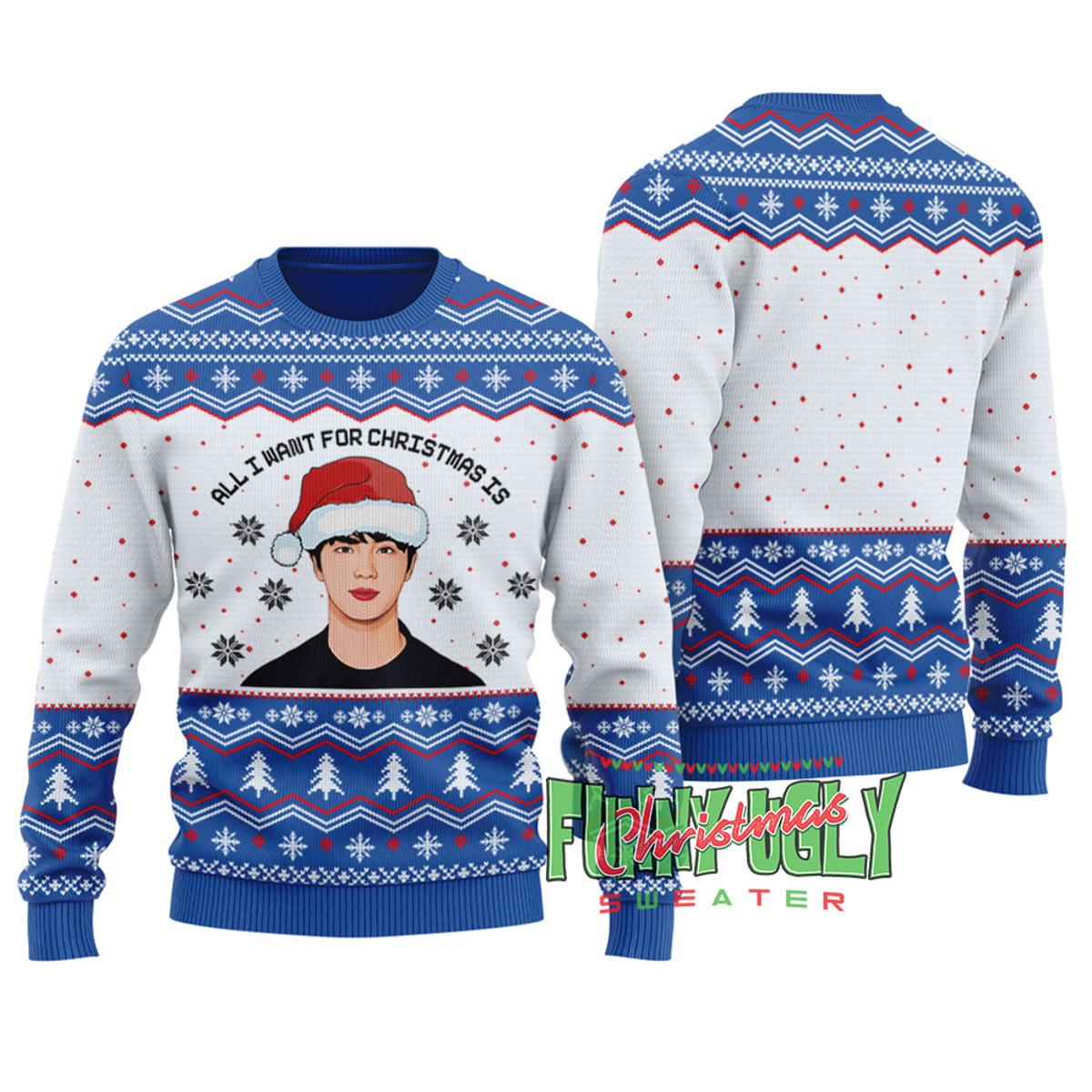 Bts Jin Ugly Sweaters