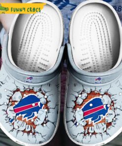 Buffalo Bills Broken Brick Gift For Nfl Crocs Shoes