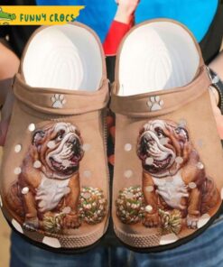 Bulldog Classic Dog Crocs Clog Shoes