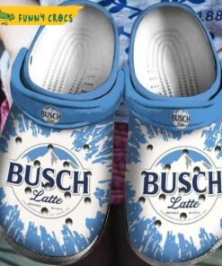 Busch Latte Beer Crocs Clog Shoes