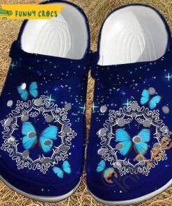 Be Strong Butterfly Flower Crocs Clog