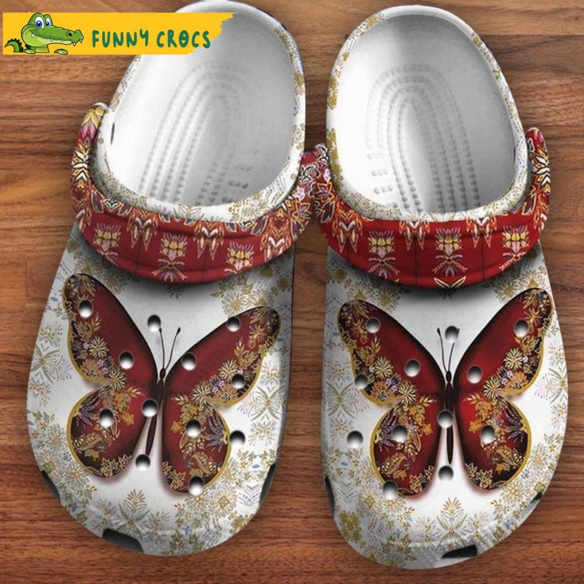 Cross Faith Sunflower Butterfly Crocs Clog Shoes