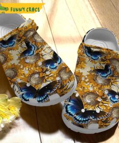 Vintage Flower Crocs Clogs