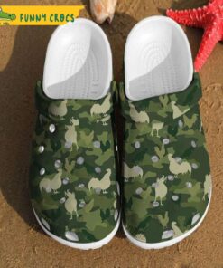 Camo Patterns Chicken Crocs Sandals