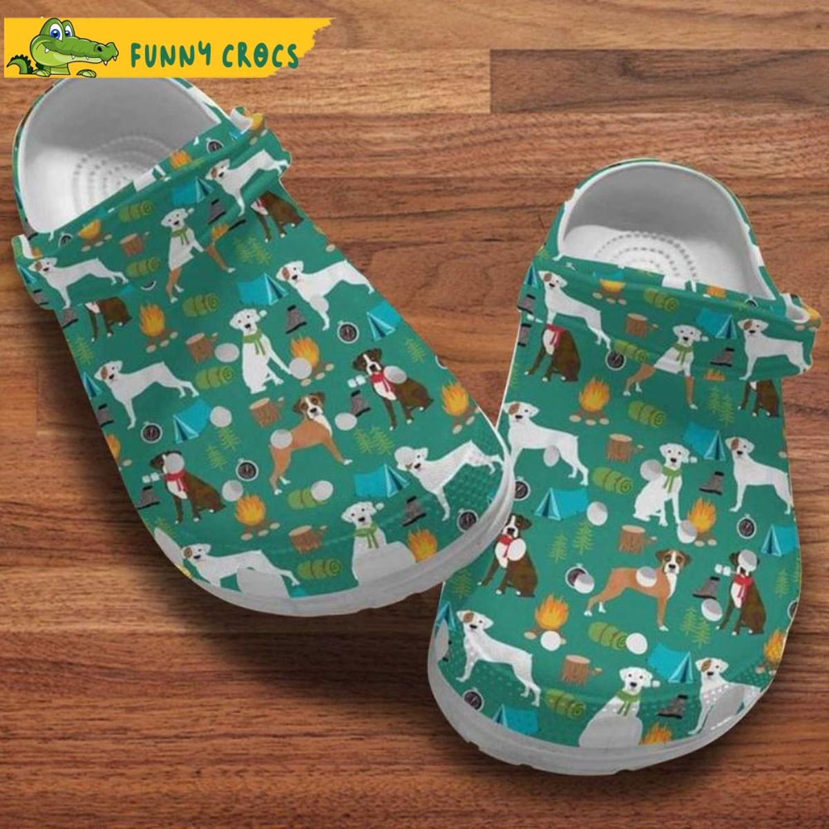 Bulldog Christmas Ugly Patterns Dog Crocs Sandals