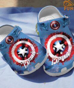 Captain America Crocs Shoes