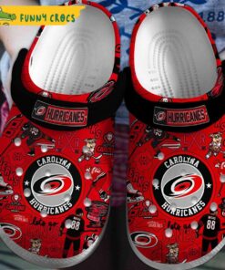 Carolina Hurricanes Nhl Red Crocs Shoes