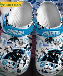 Carolina Panthers Crocs Clog Slippers By Crocs Clog Slippers