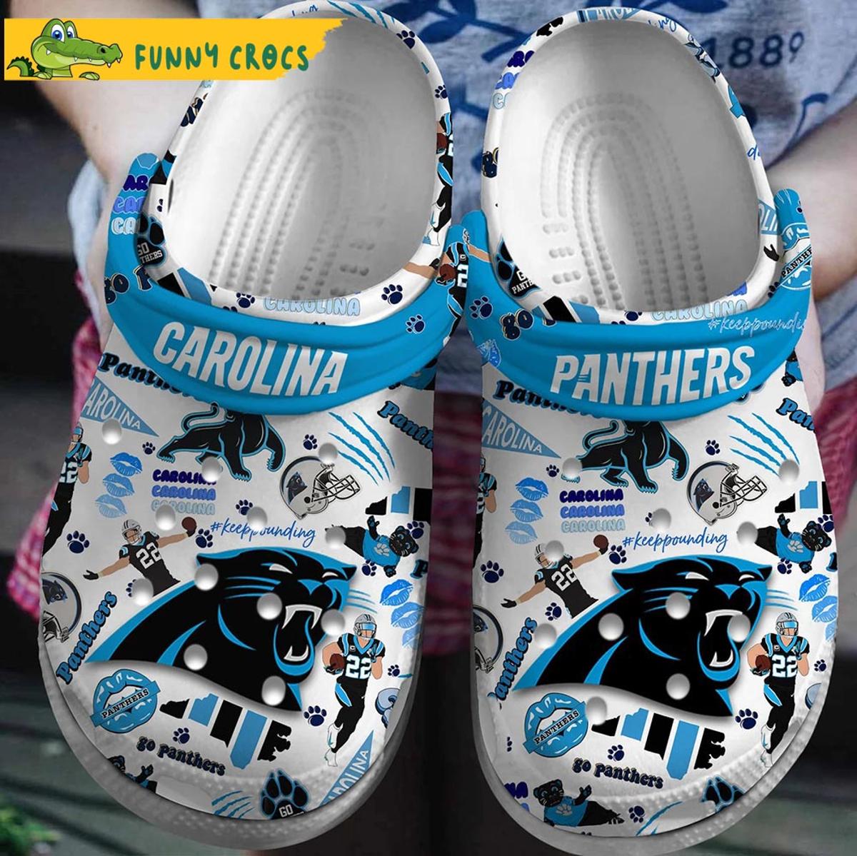 Carolina Panthers Crocs Slippers