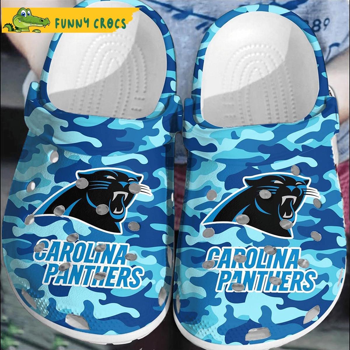 Carolina Panthers Crocs Clog Slippers By Crocs Clog Slippers