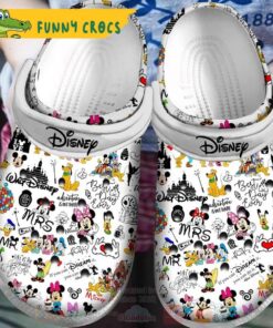 Cartoon Disney Pattern Crocs Clog Shoes