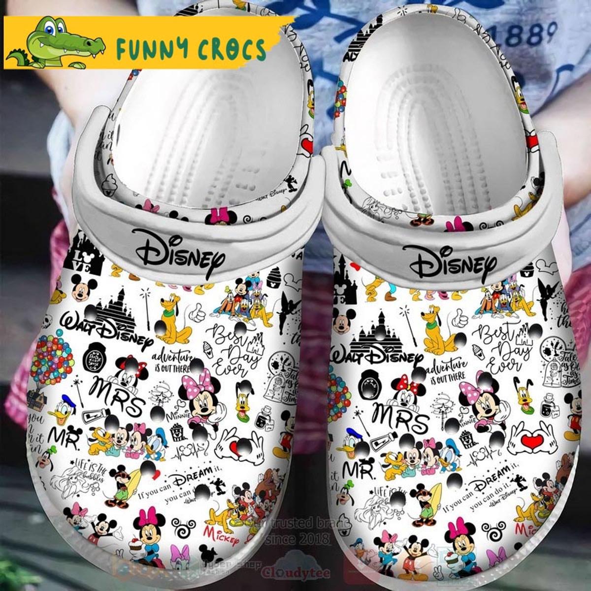 Disney My Happy Place Mickey Mouse Crocs Classic