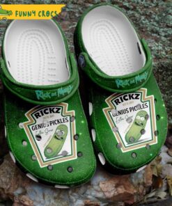 Cartoon Genius Pickles Rick And Morty Crocs Clog Slippers