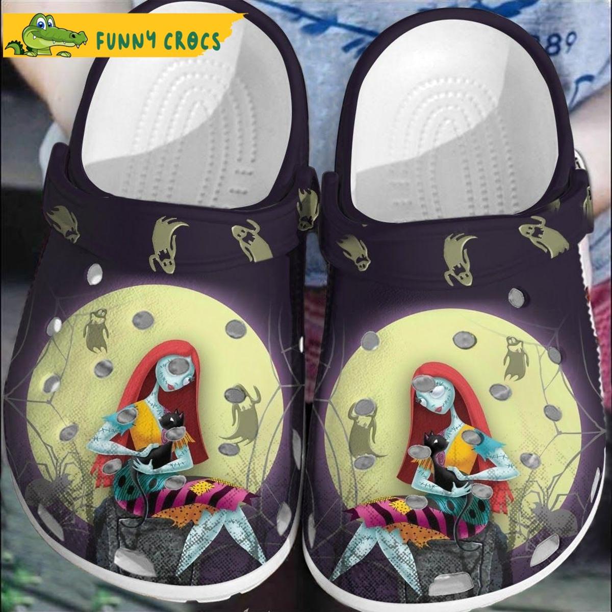 Cartoon Pumkin And Jack Skellington Crocs Shoes