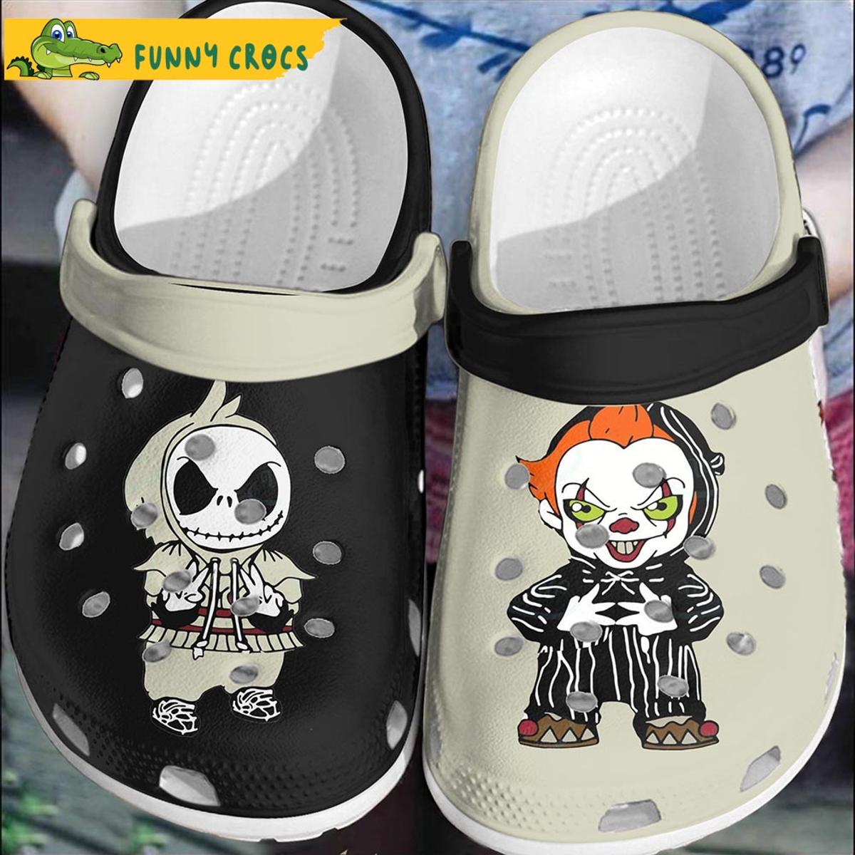 Cartoon Movie Art Jack Skellington Crocs Slippers