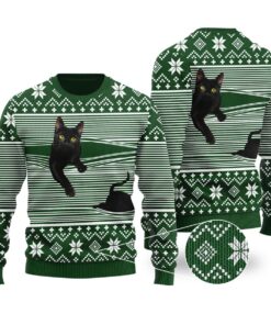 Cat Christmas Sweater Funny Christmas Sweaters Women