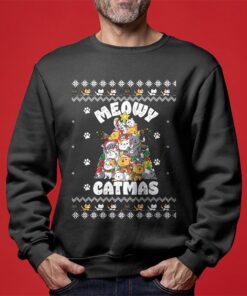 Cat Christmas Tree Ugly Sweaters