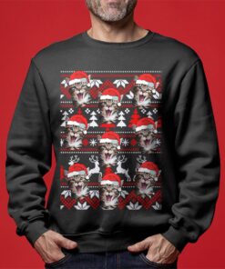 Cat Dad Cat Mom Custom Pet Christmas Sweater