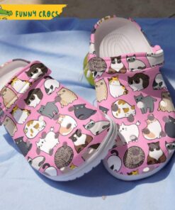 Cat Fluffy Fat Pink Crocs Sandals