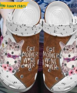 Cat Mother Wine Lover Crocs Clog Shoes