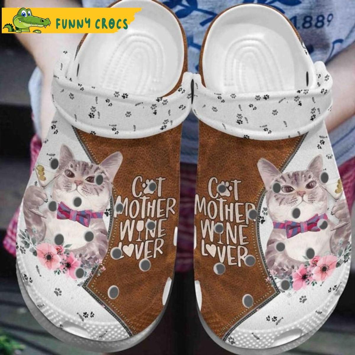 Cat With Beautiful Eyes Pretty Flower Crocs Slippers