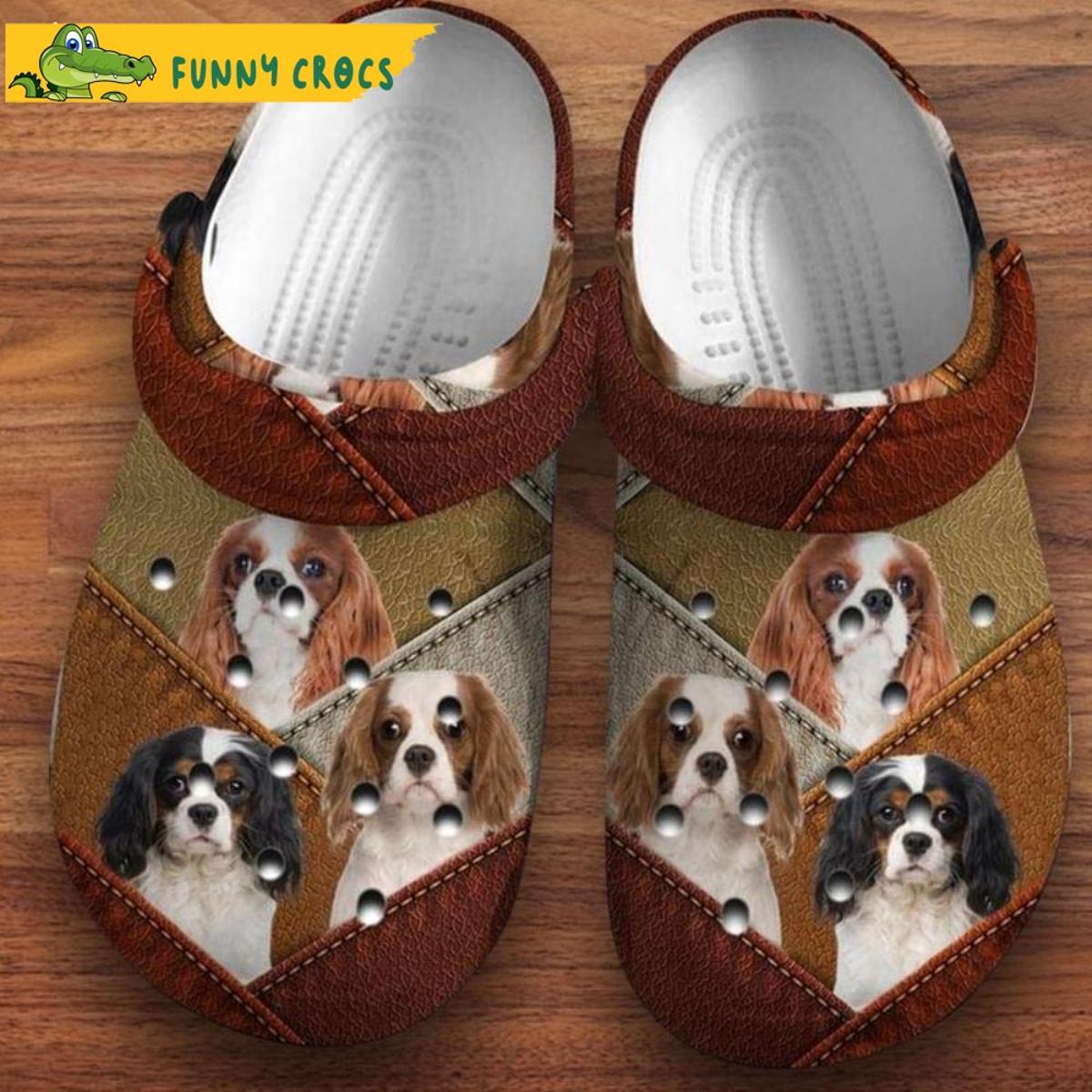 Cavalier King Charles Spaniel Dog Croc Shoes