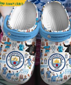 Champions Manchester City Football Soccer Crocs Clog Shoes