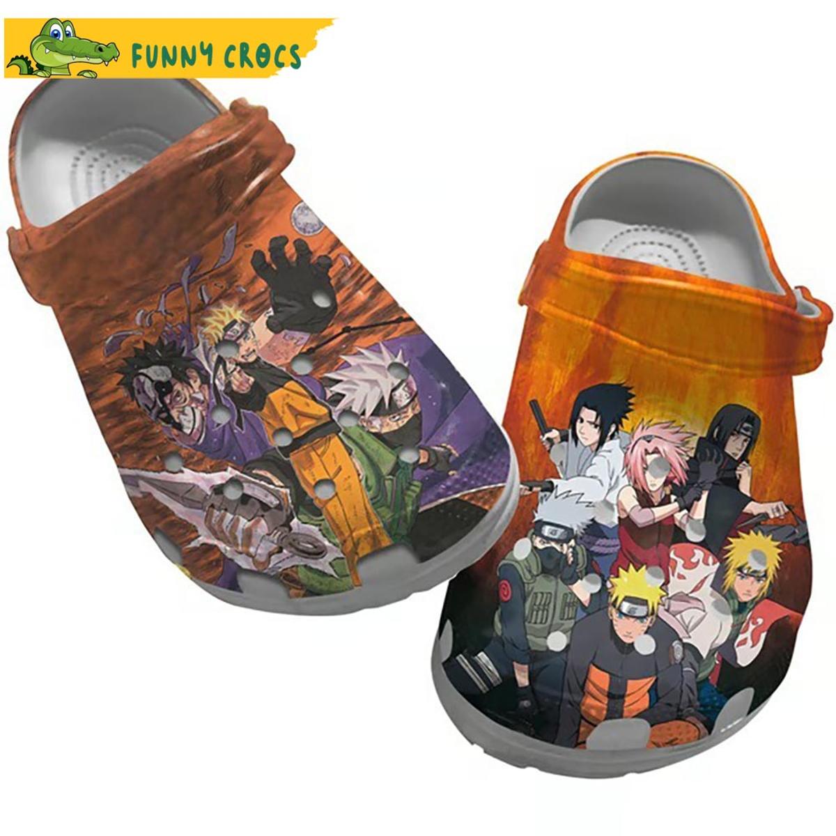 Characters Anime Naruto Crocs Shoes