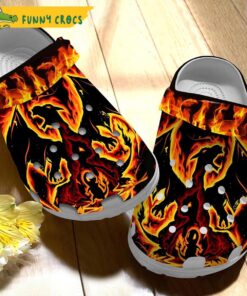 Charmander Charmeleon Charizard Pokemon Crocs Clog Shoes