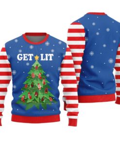 Cheeky Get Lit Clitmas Christmas Sweater