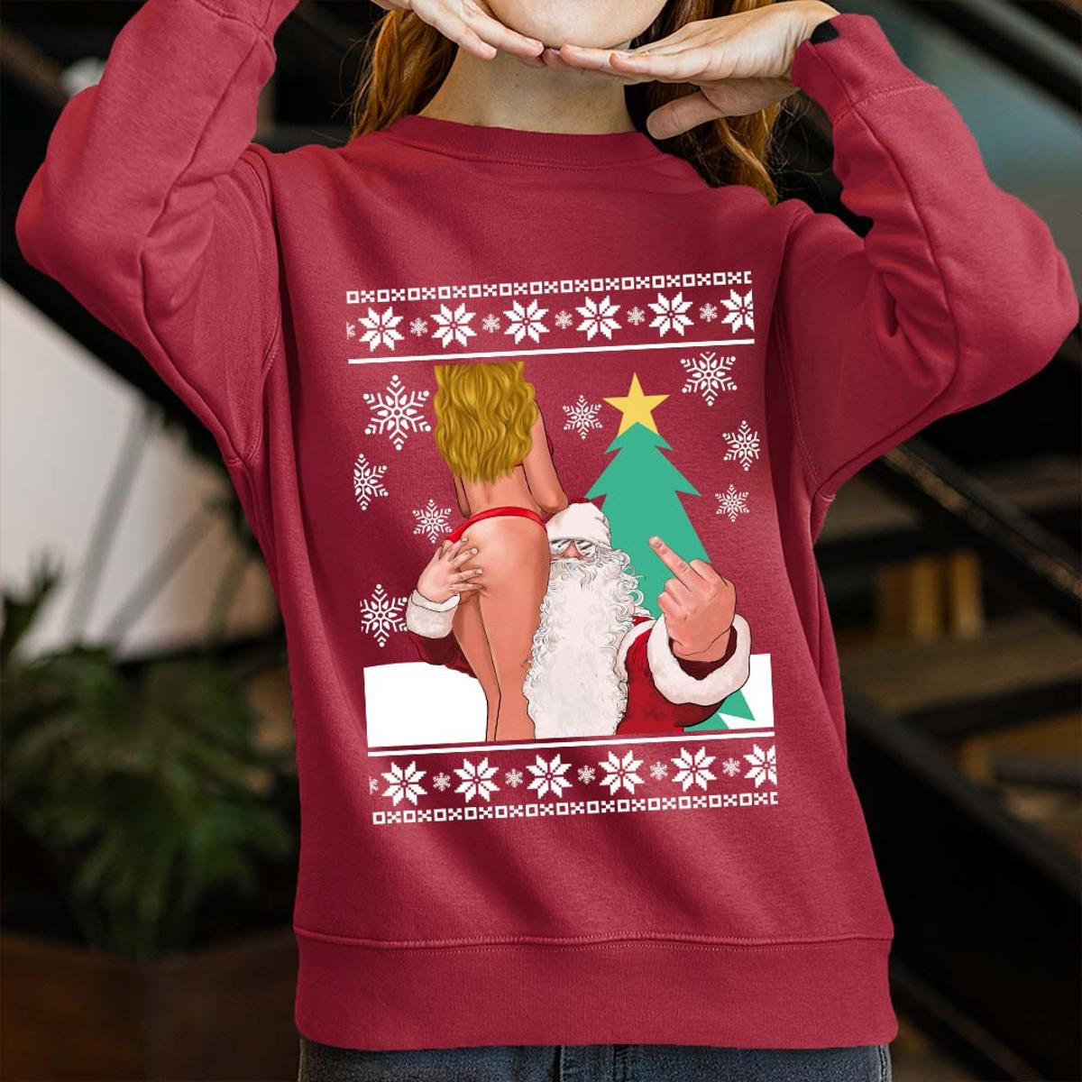 All I Want For Christmas Is Dickmas Dirty Christmas Sweater Men